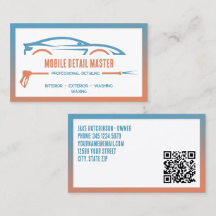 Autodetails QR Visitenkarte