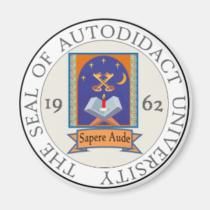 Autodidact-HochschulSiegel Magnet