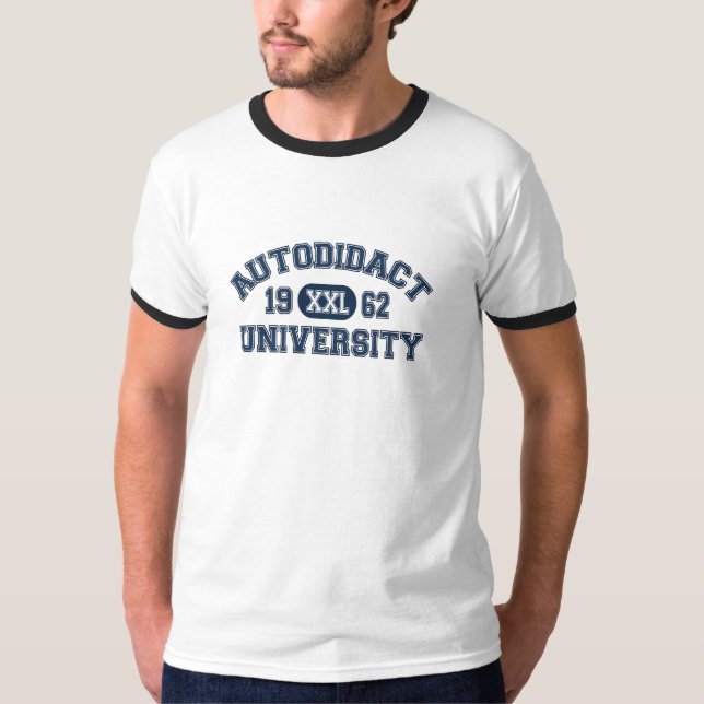Autodidact-Universität athletisch T-Shirt (Vorderseite)