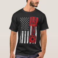 Autoenthusiasten amerikanischen Flag Pistole Muscl