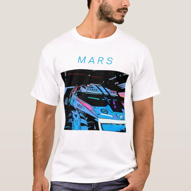 Autofahren auf Mars T-Shirt (Vorderseite)