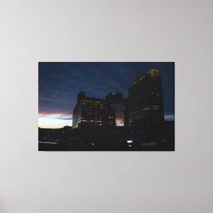 Autofahren durch Midtown Atlanta - Canvas Print Leinwanddruck