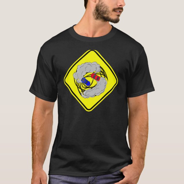 Autofahrzeuglage auf dem Zeichen T-Shirt (Vorderseite)