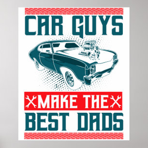 Autofans machen die besten Väter Poster