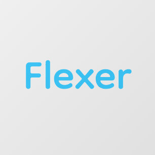 Autofenster für Flex Delivery Driver Fensteraufkleber