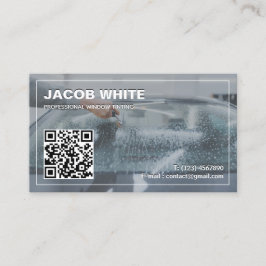 Autofenster Tinting Custom QR Visitenkarte