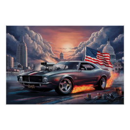 Autoflaggen 05 poster