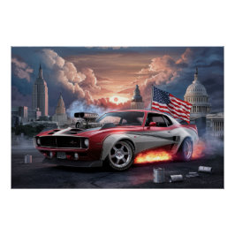 Autoflaggen 08 poster