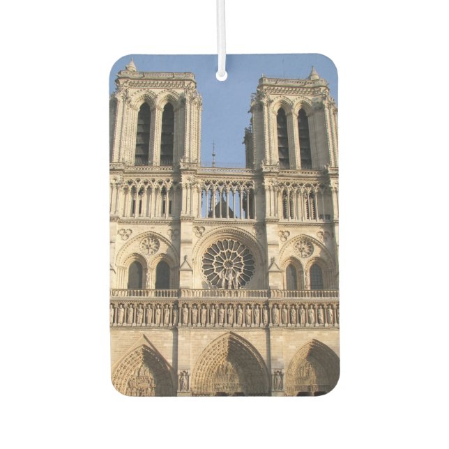 Autofreunde mit Notre Dame Autolufterfrischer (Vorderseite)