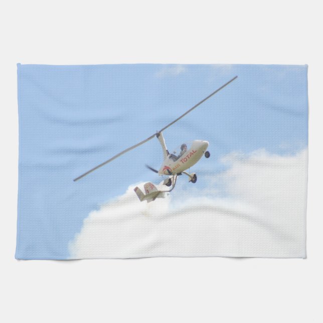Autogiro im Flug Handtuch (Horizontal)