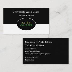 Autoglas-Reparaturdienste Visitenkarte