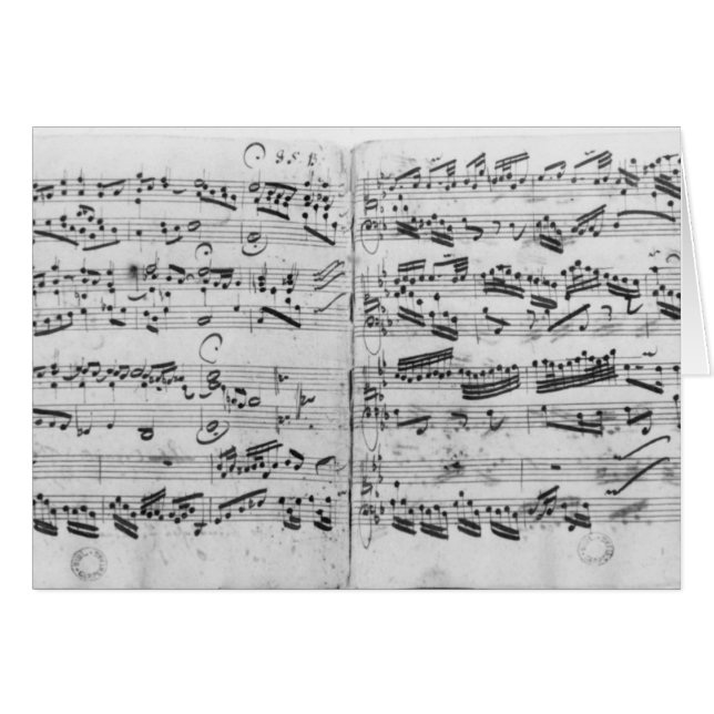 Autogramm des partita 'Sei gegruesset (Vorderseite (Horizontal))