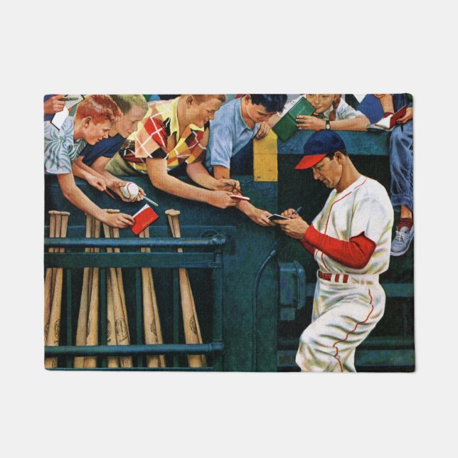 Autogrammsitzung Fußmatte (Vorderseite)