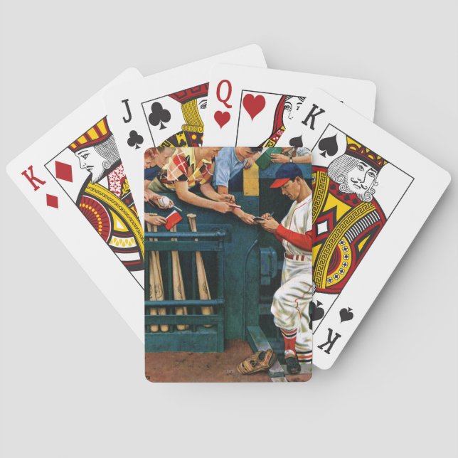 Autogrammstunde Spielkarten (Rückseite)