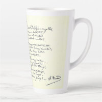 Autograph Manuskript of Voyelles (Rimbaud)