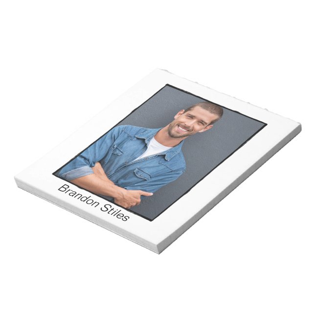 Autograph Pad | Klassische Retrogrenze Notizblock (Rotiert)