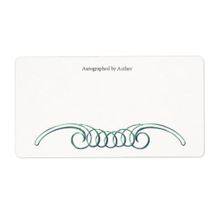 Autographiert durch Autor-Buchzeichen