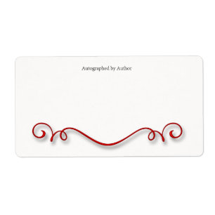 Autographiert durch Autor-Buchzeichen