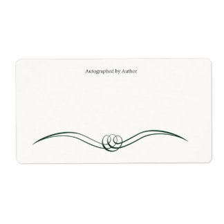 Autographiert durch Autor-Buchzeichen