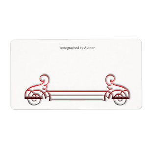 Autographiert durch Autor-Buchzeichen