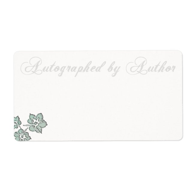 Autographiert durch Autor-Buchzeichen (Vorne)