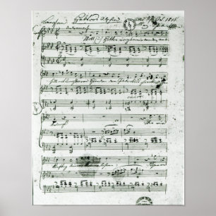 Autographische Kerbe für das gelegene 'Hektors Poster