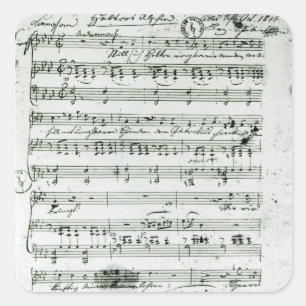 Autographische Kerbe für das gelegene 'Hektors Quadratischer Aufkleber