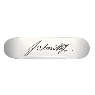 Autographische Unterzeichnung mormonischen Skateboard