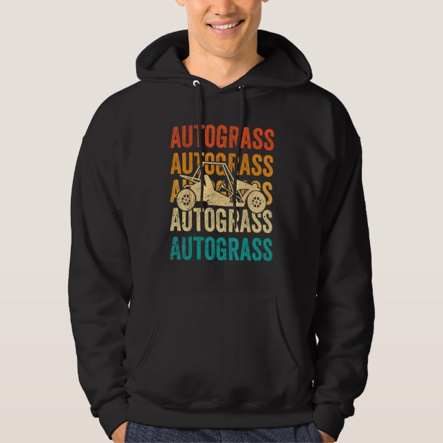 Autograss Retro Hoodie (Vorderseite)