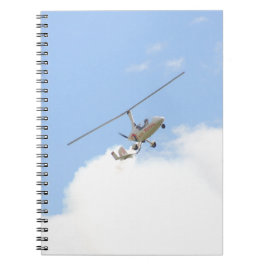 Autogyro In Flight Notizblock