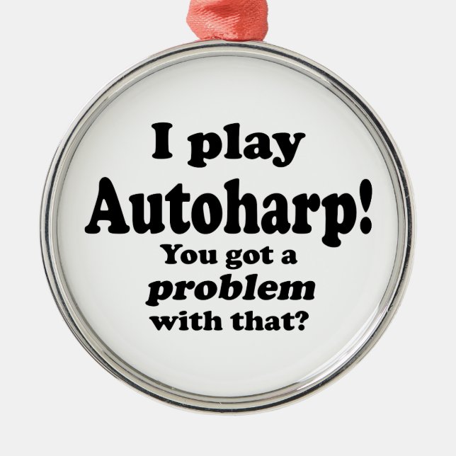 Autoharp got ein Problem damit, Ornament Aus Metall (Vorne)