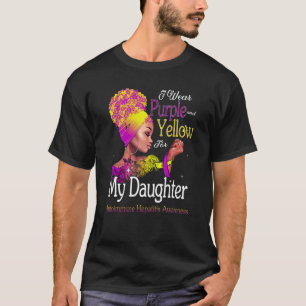 Autoimmun-Hepatitis-Bewusstseins Mädchen Gelb Für  T-Shirt