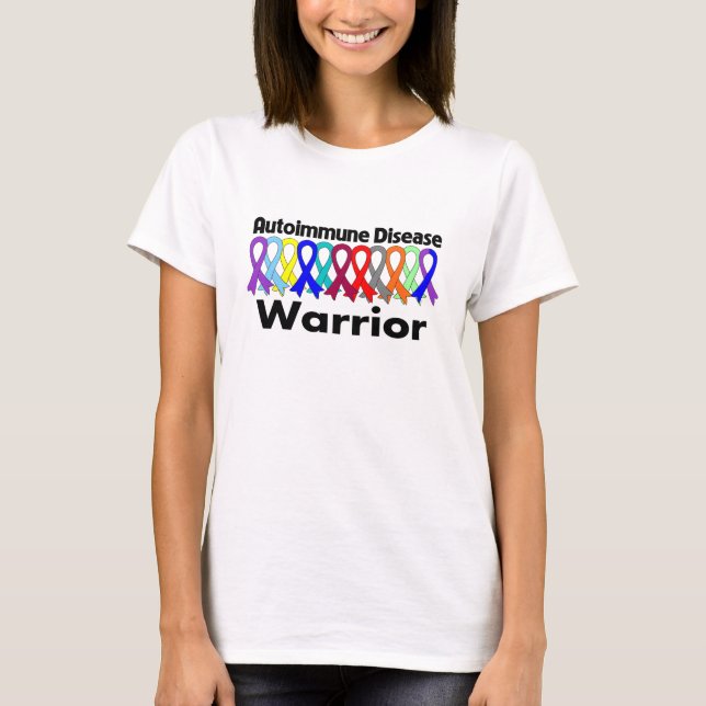 Autoimmunerkrankung Warrior T-Shirt (Vorderseite)