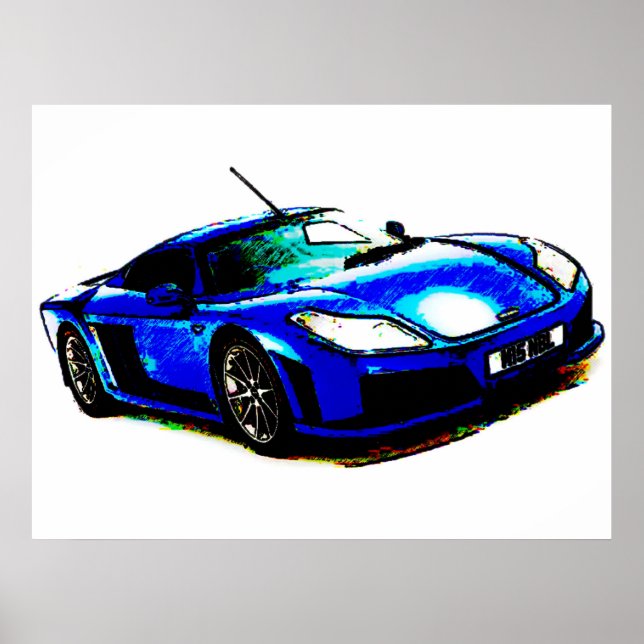 Autokunst Poster (Vorne)