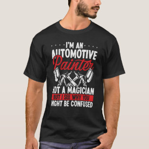 Autolackiererei Magier Auto Detailer Autobody T-Shirt