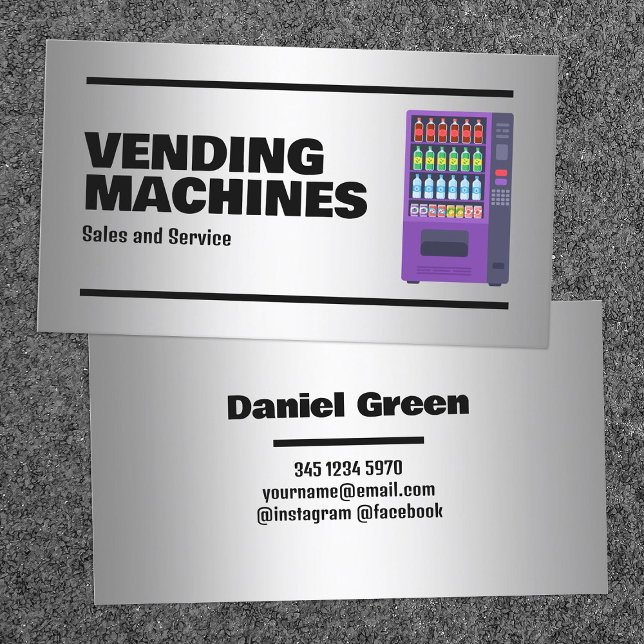 Automaten Visitenkarte (Vending Machines Business Cards)