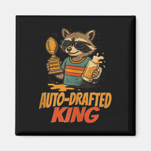 Automatisch erstellter King Lazy Fantasy Football Magnet