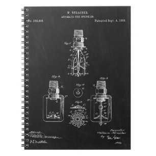 Automatische Brandsprinkler, Patent Notizblock