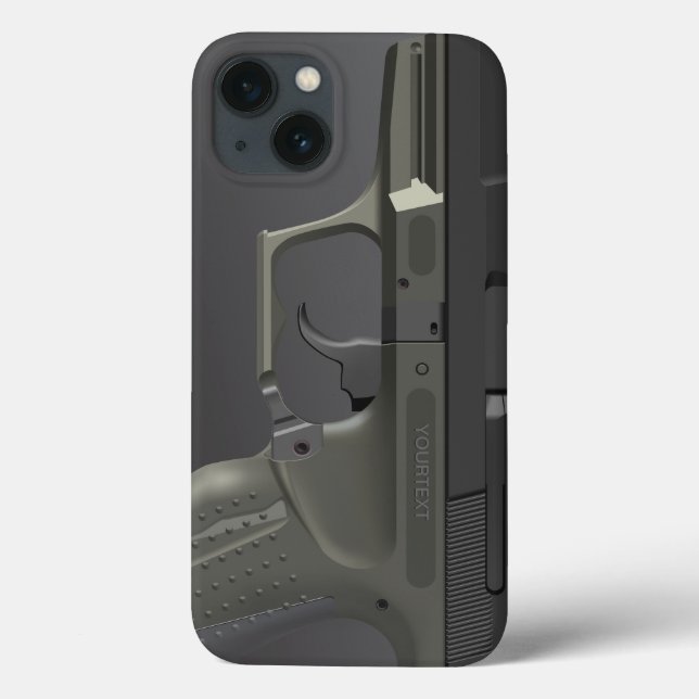 Automatische HandGun Case-Mate iPhone Hülle (Rückseite)