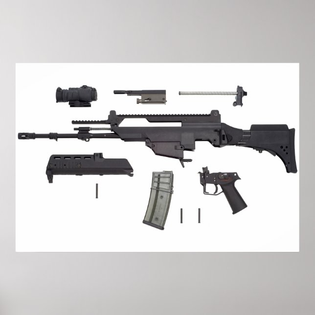 Automatische Waffe G36 Poster (Vorne)