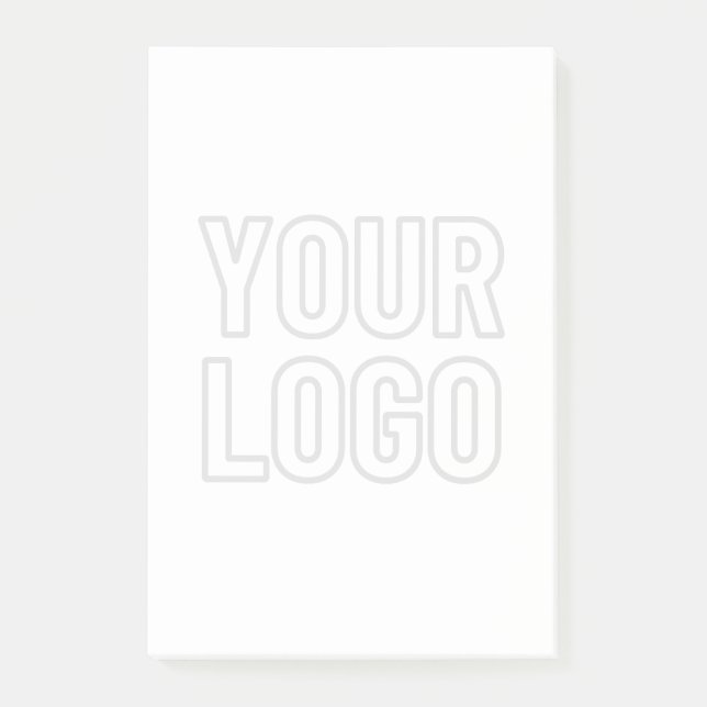 Automatisches Lighten des Logos für Hintergrund Post-it Klebezettel (Vorderseite)