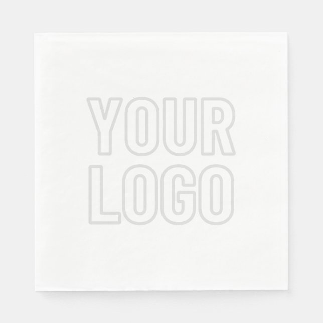 Automatisches Lighten des Logos für Hintergrund Serviette (Vorderseite)