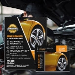 Automatrad-, Auto- und Reparaturwerbewerbung Flyer<br><div class="desc">Autorad, Auto Mechanik & Reparatur Werbemittel Flyer durch den Business Card Store.</div>