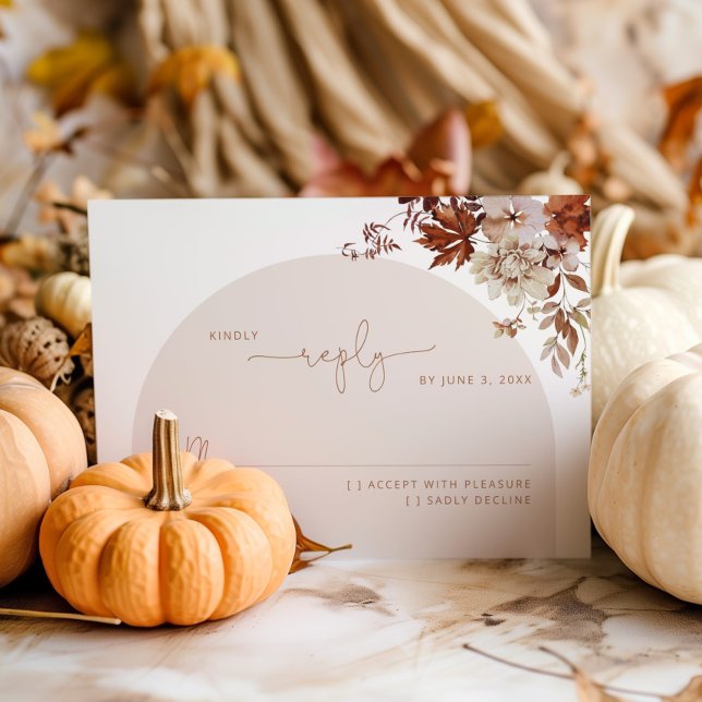 Automautomne mariage RSVP carte (Créateur téléchargé)