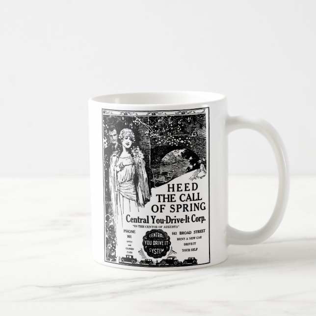 Automietillustration 1926 kaffeetasse (Rechts)