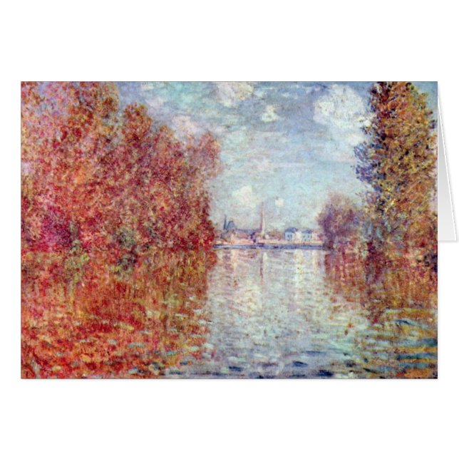 Automne à Argenteuil par Claude Monet (Devant horizontal)