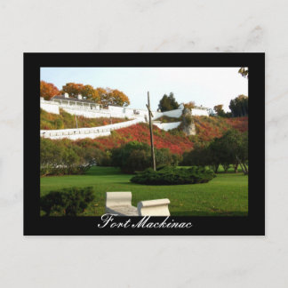 Automne à Fort Mackinac Carte postale