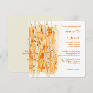 Automne Aspen Grove Custom Wedding Invitation