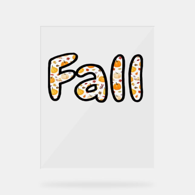 Automne avec Arrière - plan Citrouille Automne Sai (Recto)