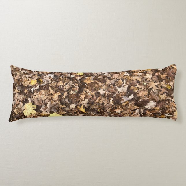 Automne Brown Feuille coussin (Devant)
